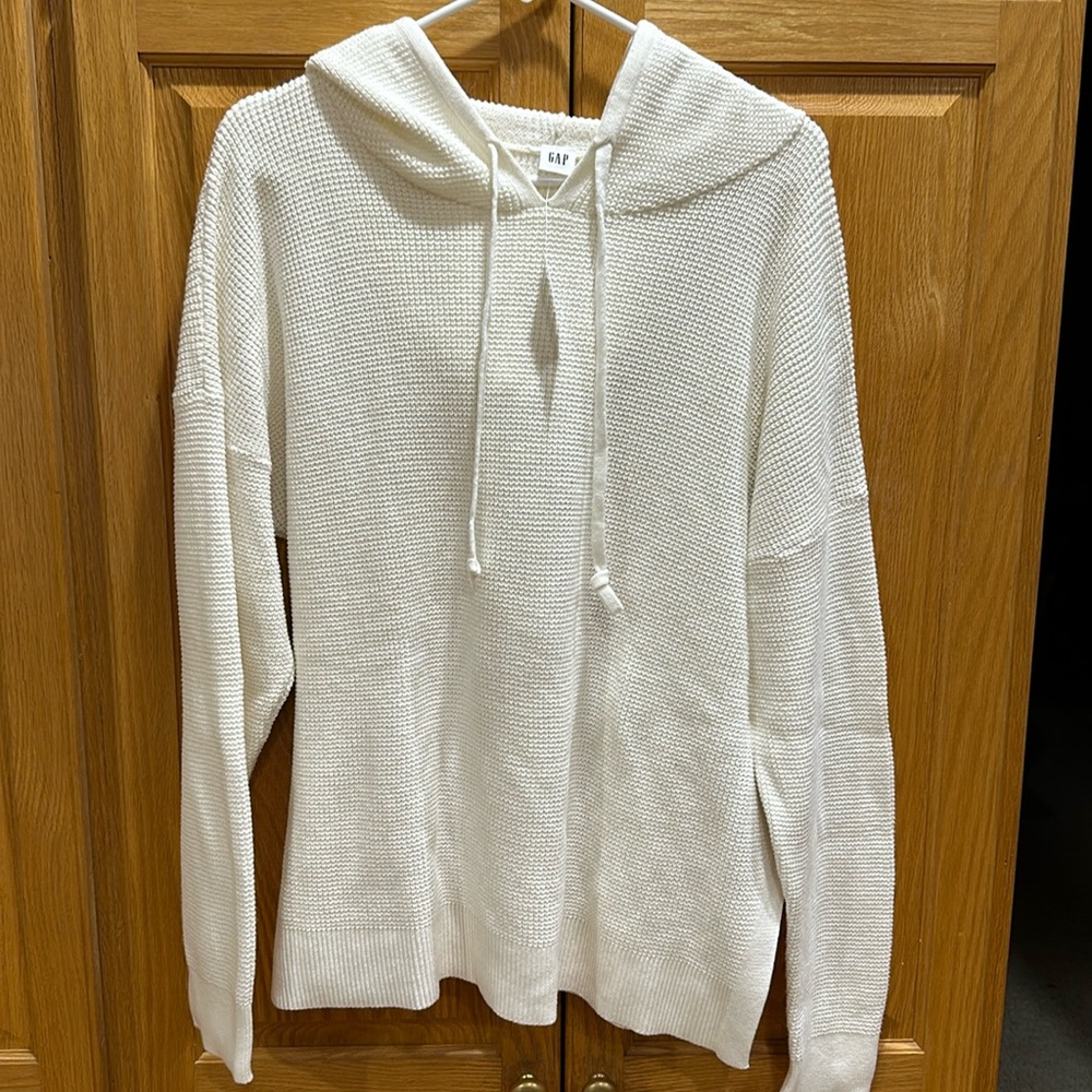 Cream Hooded Sweater
